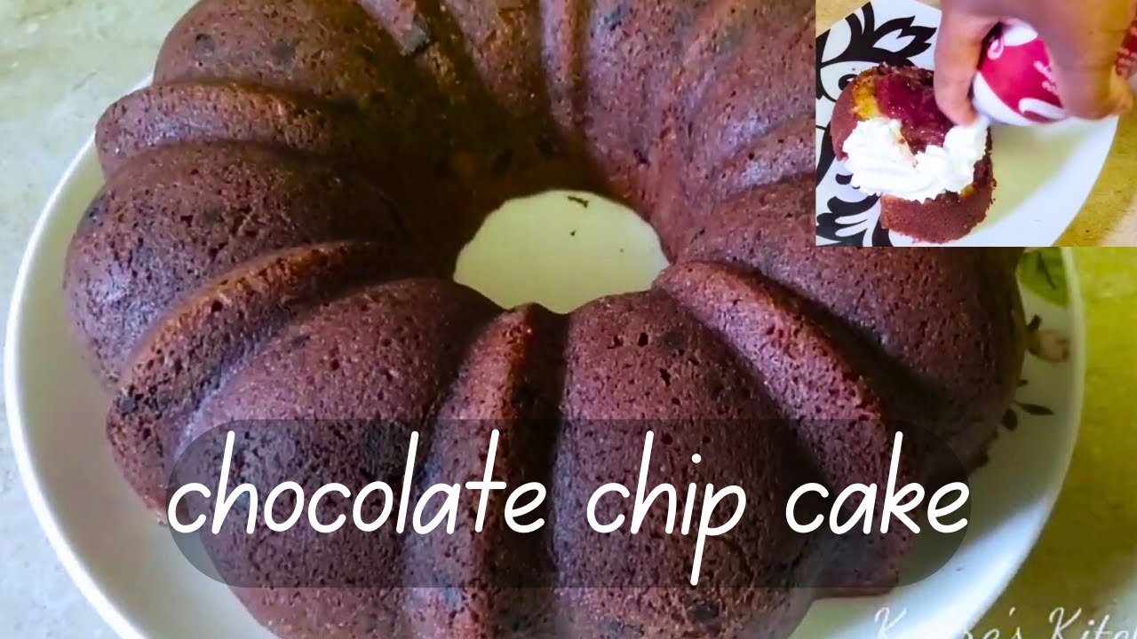 Making CHOCOLATE CHIP POUND CAKE. Topped w/ JAMAICAN RUM strawberry compote Recipe #poundcakerecipe