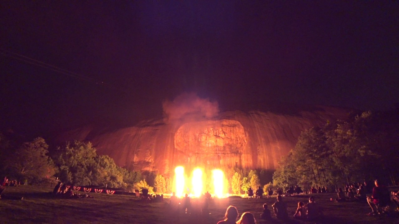 Full in 4k 2017 Stone Mountain Laser Show & Fireworks