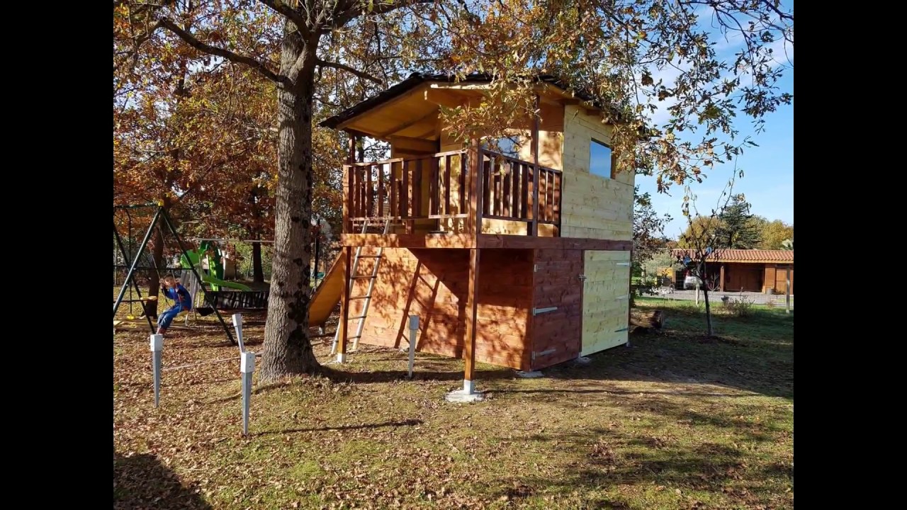 La cabane en bois d'ENZO, NOA et LOUNA