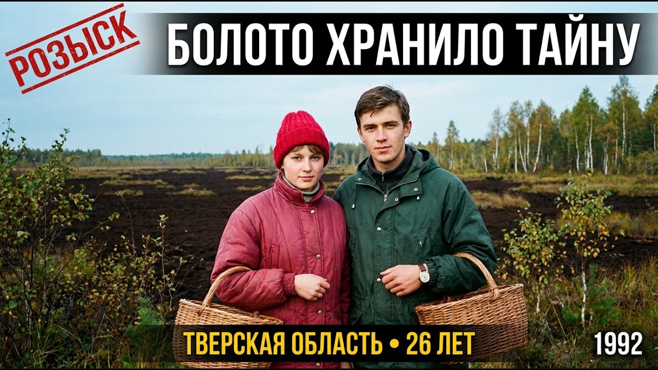 Пара исчезла на клюквеном болоте в 1992 &mdash; через 26 лет торфодобытчики находят страшную зацепку