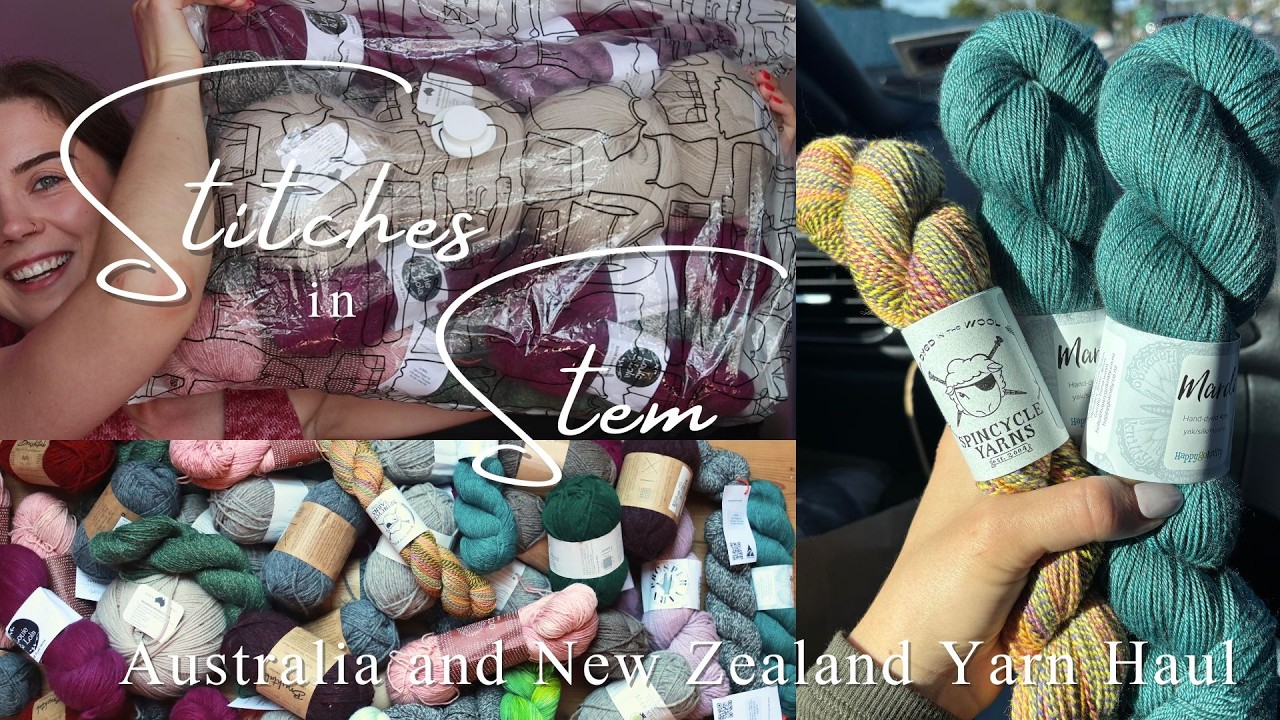 Possum yarn, haunui, spincycle and more! Opening my vacuum-packed Australian and New Zealand yarn