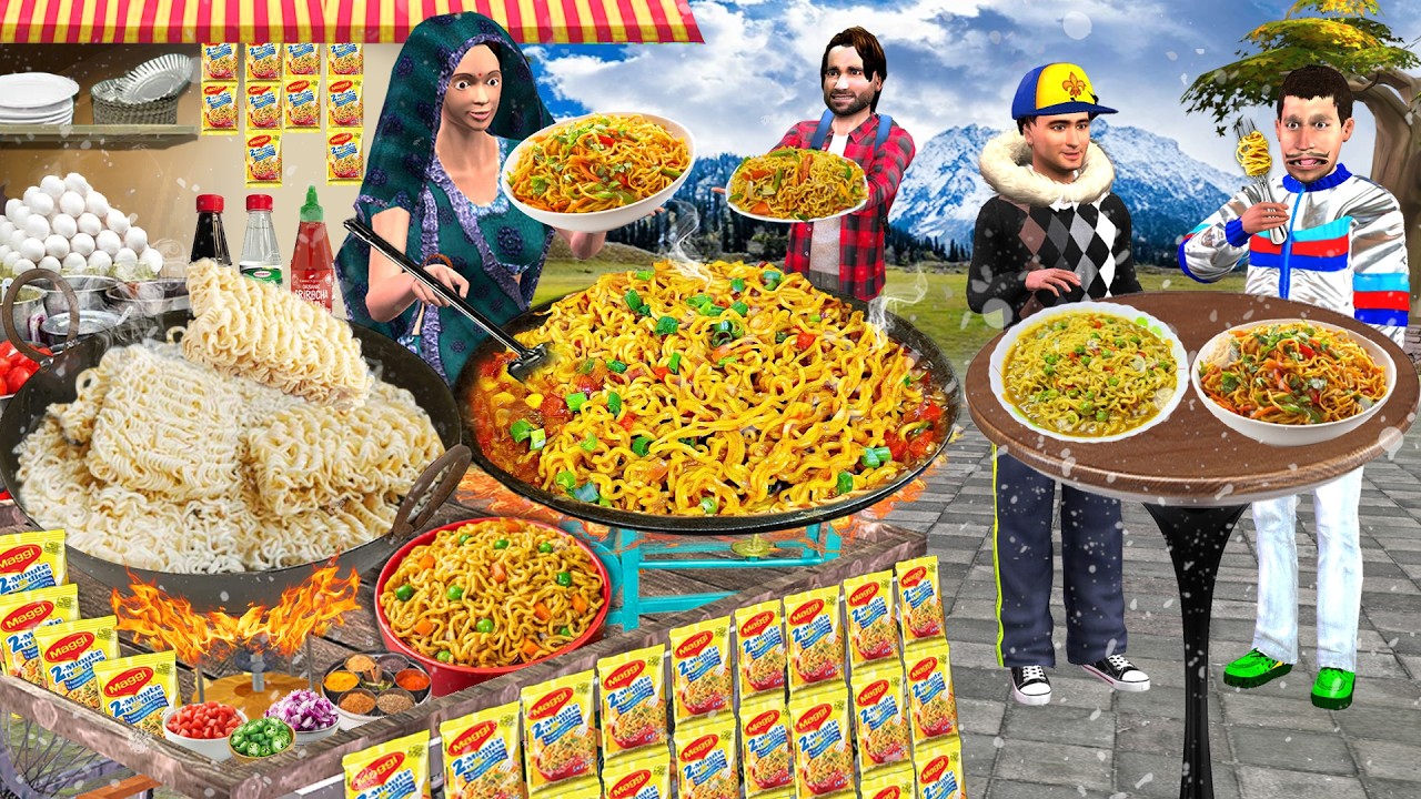 कश्मीर के पहाड़ पर मैगी बेचने वाला Pahado Wali Maggi Hindi Kahaniya