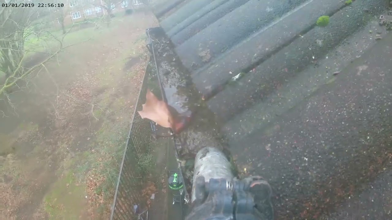 Rear of Heathfield Drive Gutter Clean