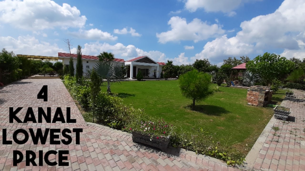4 kanal  Brand New Spanish Farm House🏡 for sale Oposite DHA Lahore | Urdu | Hindi
