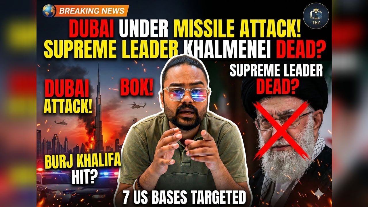 WORLD WAR 3? 🚨 Dubai Burj Khalifa Under Attack! Iran Supreme Leader Khamenei DEAD? 😱