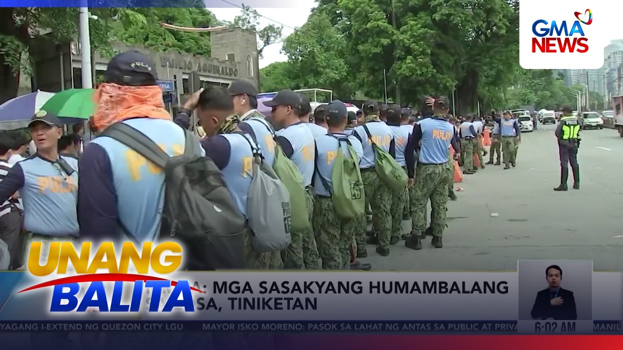 8,000 dumalo sa rally ng INC sa EDSA PPM, ayon sa mga awtoridad | Unang Balita