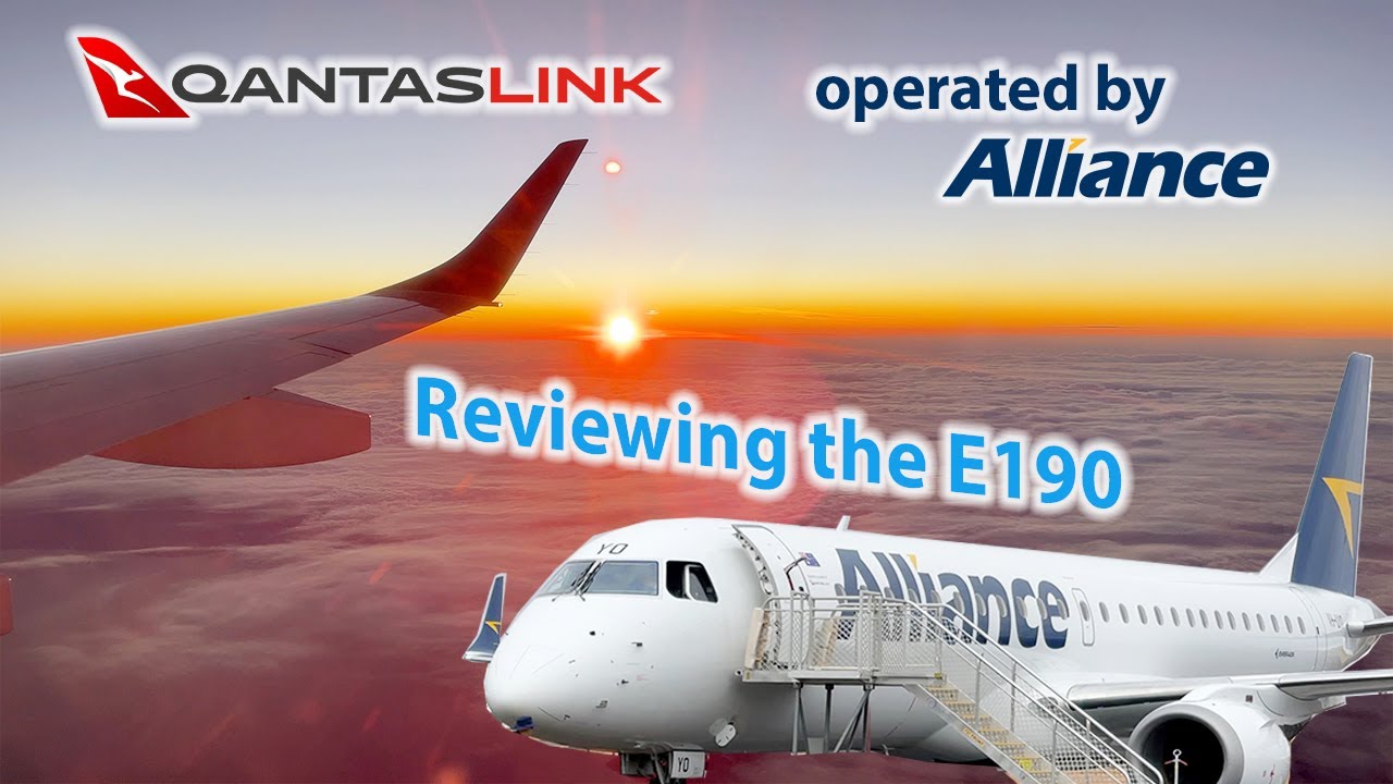 Trying the new QantasLink Alliance Airlines E190 | What's it like?