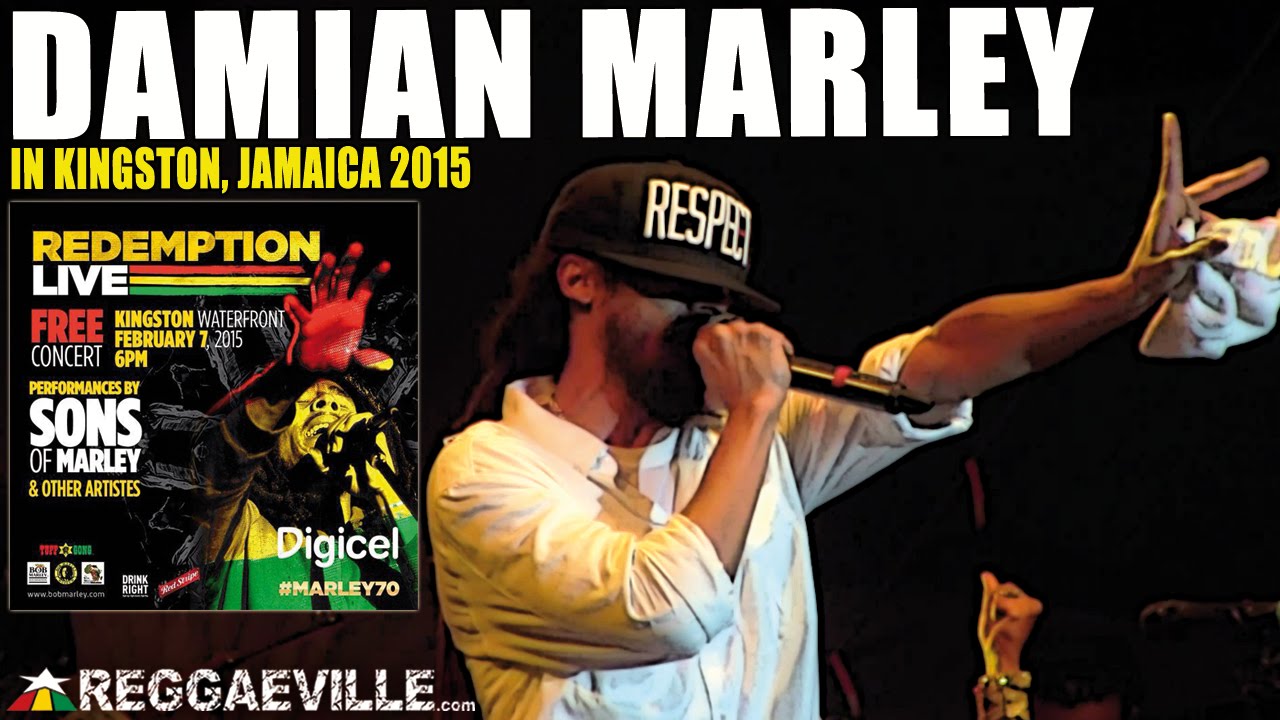 Damian Marley - Is It Worth It in Kingston, JA @ Bob Marley 70th Birthday  [2/7/2015] #MARLEY70