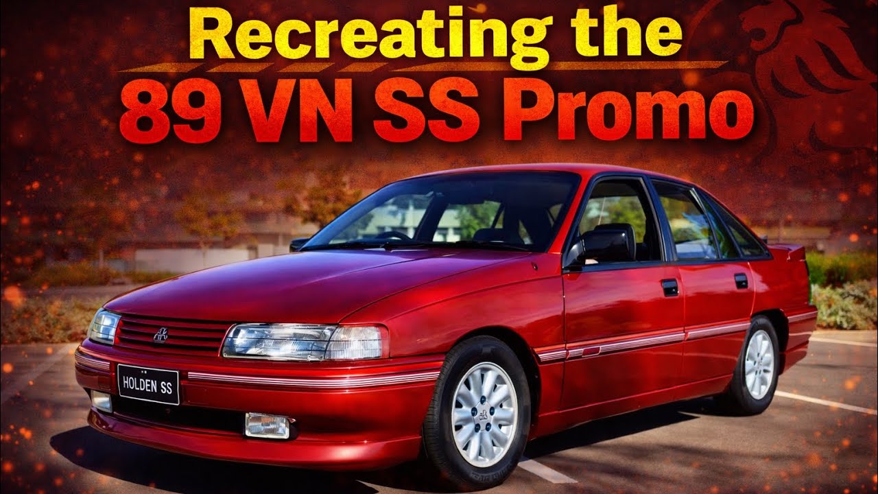 Рекламный ролик Holden VN SS 1989 года | Воссоздан 36 лет спустя | История двигателя PFI 5.0L V8