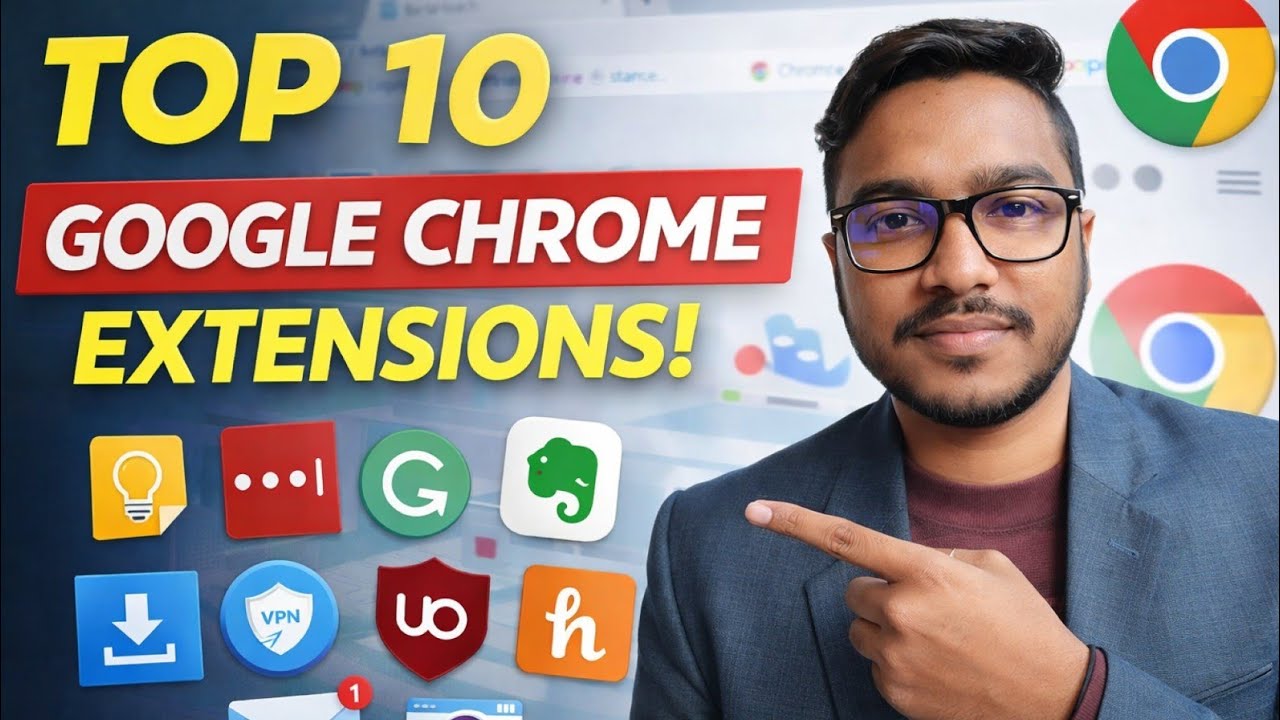 Top 10 Google Chrome Extensions You MUST Use in 2026 | Boost Your Browsing Experience! 🚀