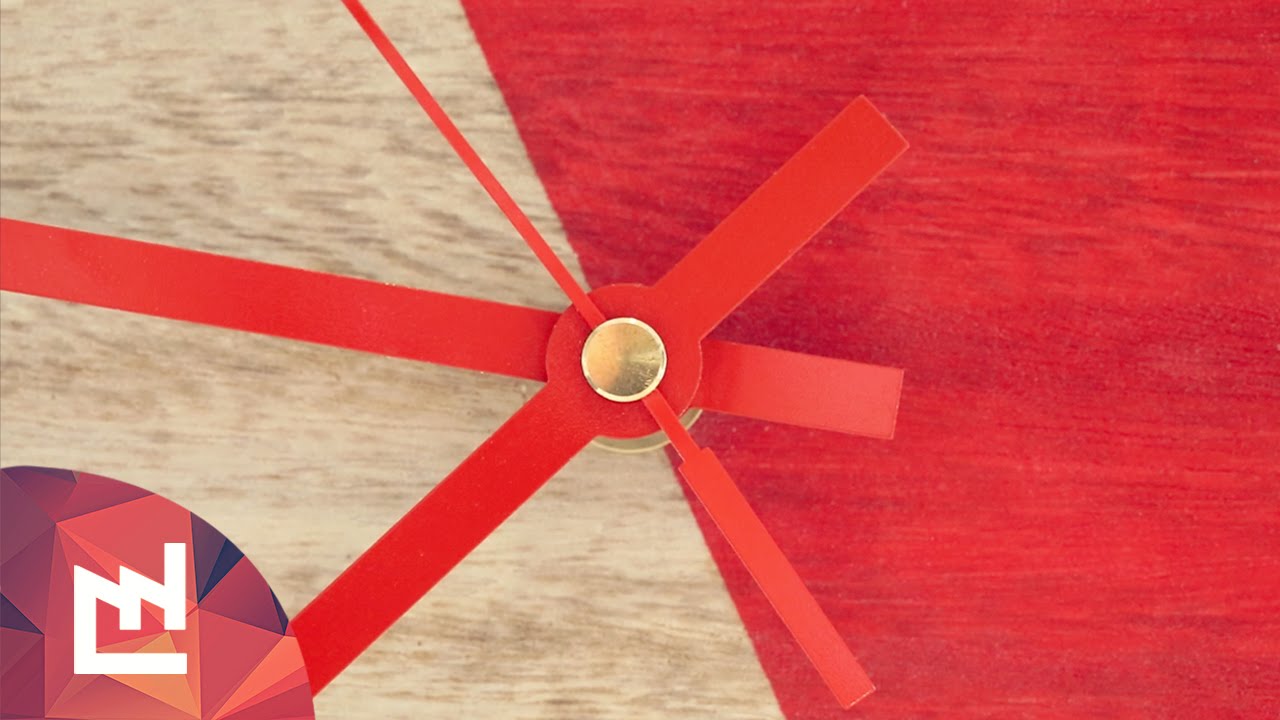 DIY Project : Make a design wooden clock