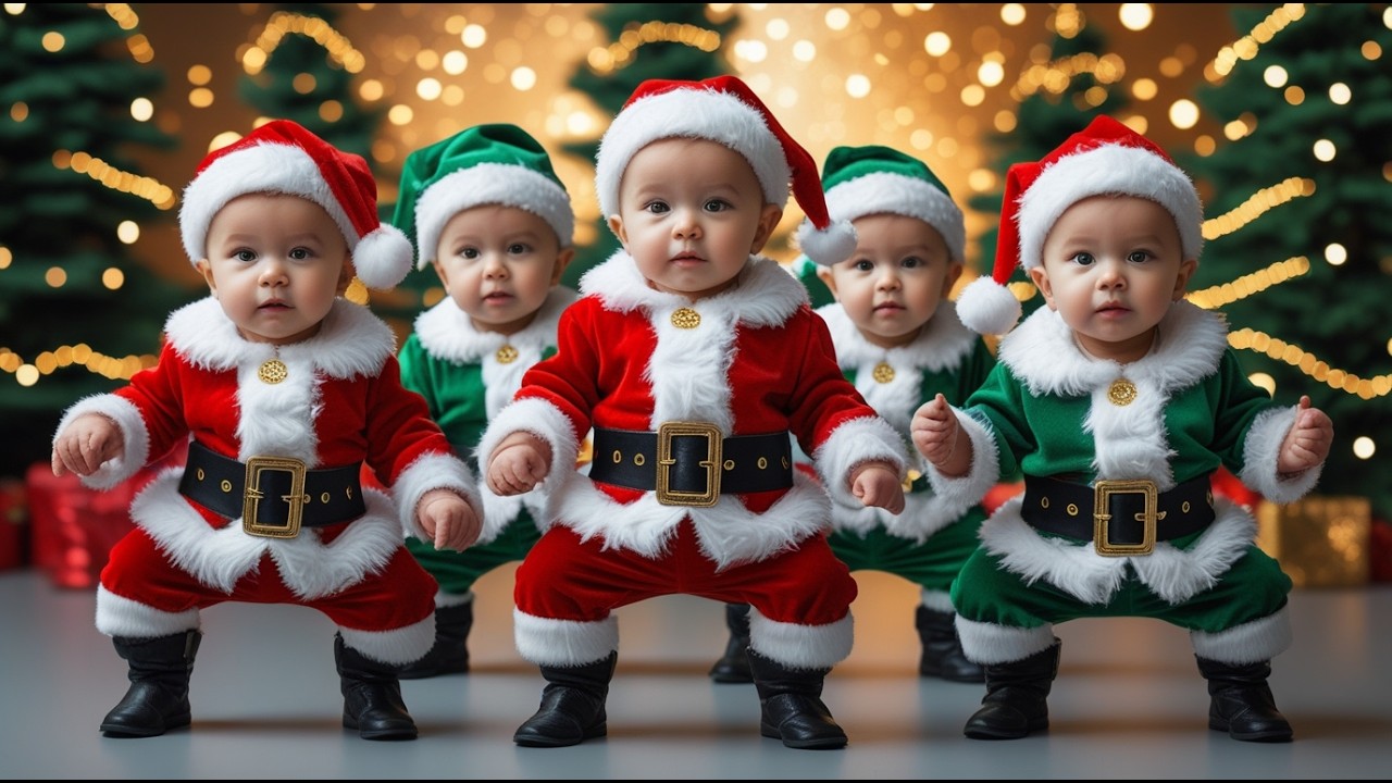 Jingle Bells Song Christmas 🎄 Kids & Toddlers Dance, Fun Activities & Holiday Joy Nursery Rhymes