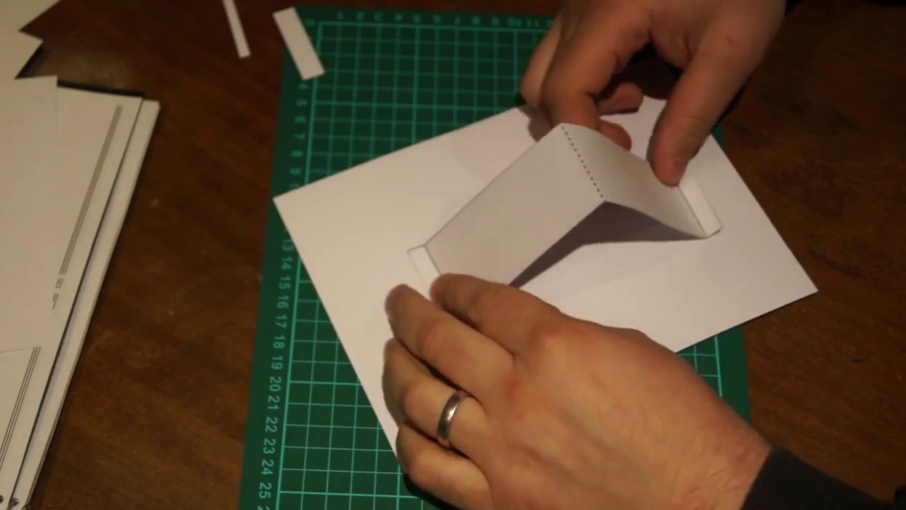 Cómo hacer un libro Pop Up - 01. Mecanismo Paralelo.
