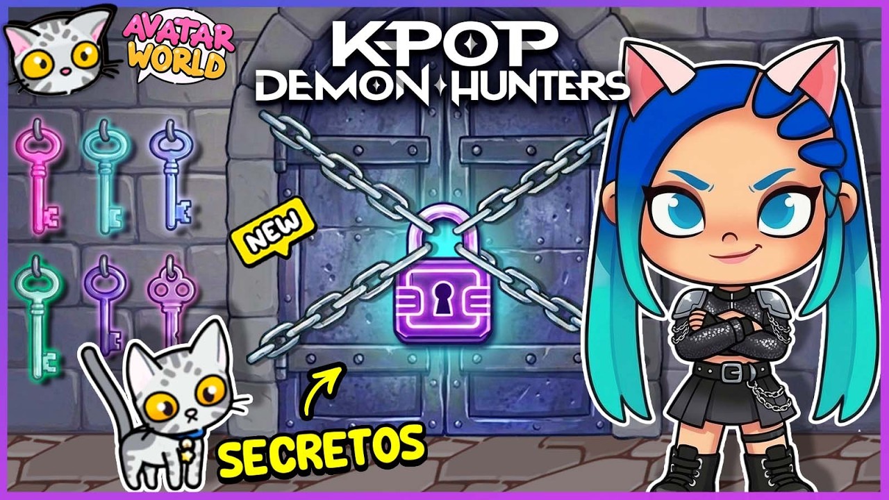 🌟 ¡GRATIS!  ¡Cómo crear SECRETOS de las KPOP DEMON HUNTERS en Avatar World!  Parte 3
