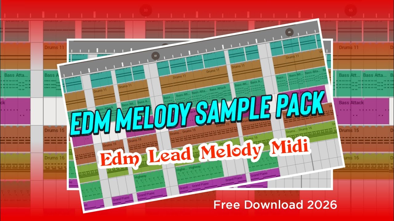 New Edm Melody Lead Sample Pack | Edm Drop Midi Pack 2025 | Edm Sample Pack Best Dj Chandu Bariha