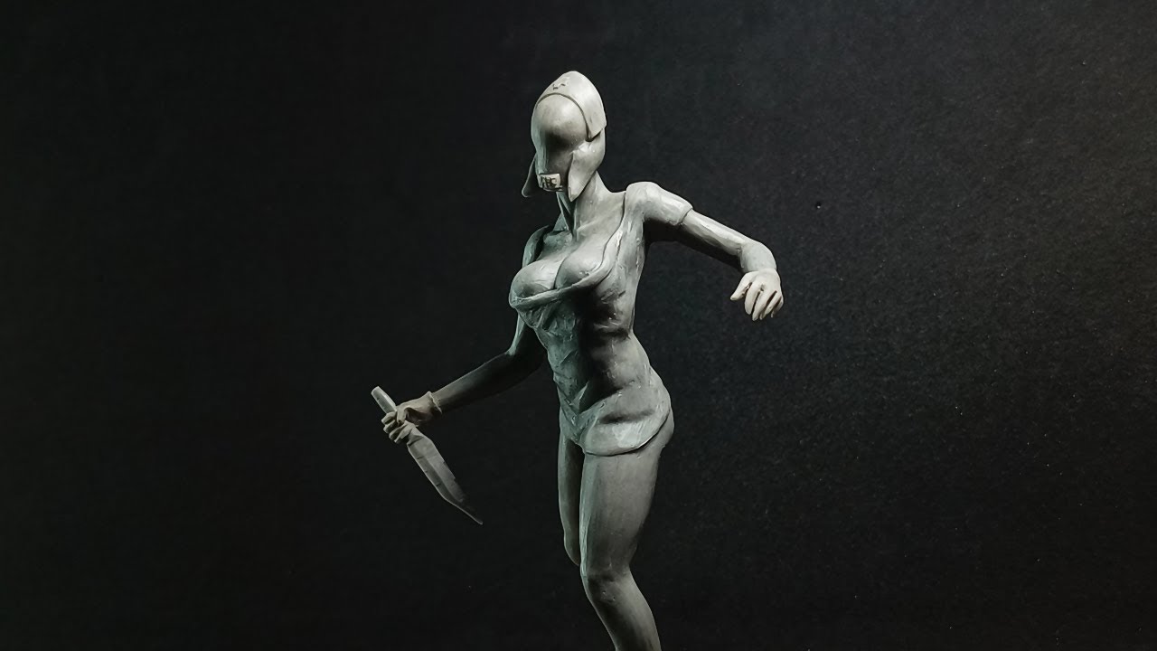 Sculpting a Bubble Head Nurse - Silent hill 2