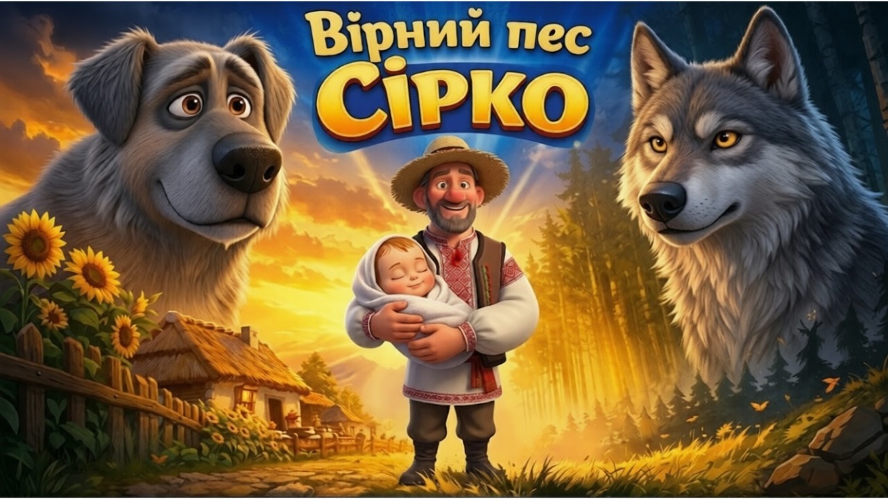 Сірко — Українська народна казка про вірність і дружбу | Дитячі казки українською