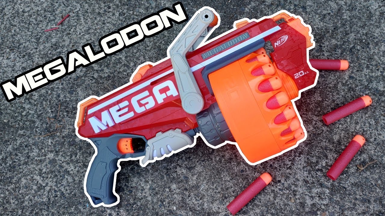 2019 NERF MEGA MEGALODON REVIEW | Walcom S7