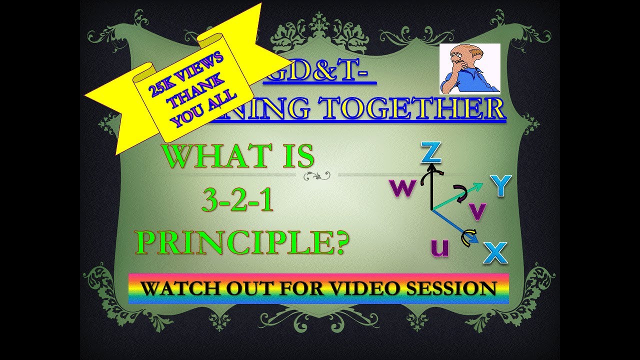 GD&T: What is 3-2-1 principle?