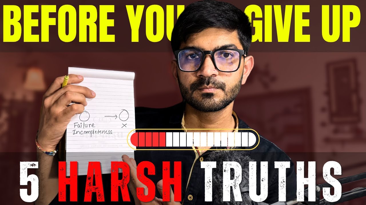 Before You Give Up On Your Goals, Watch This | 12 Years Of My Learning in 1 Video | Dr Pankaj Verma