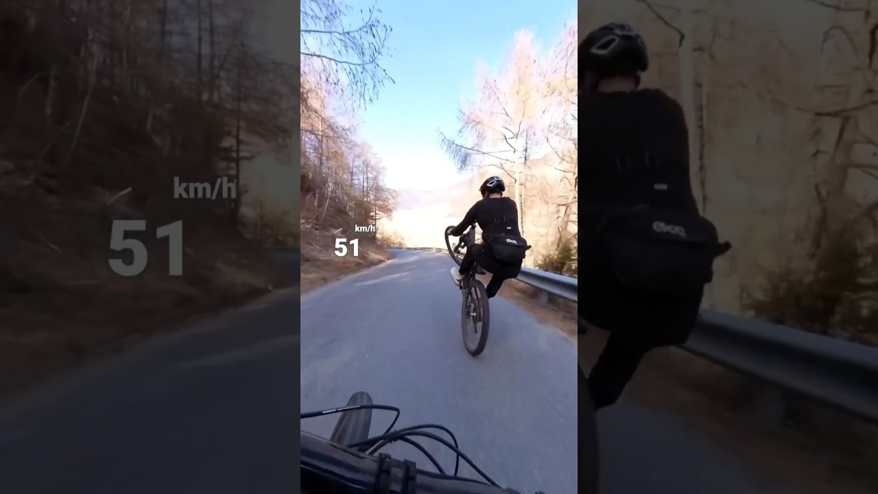 Mtb Manual At 60km/h!! 😍🔥 #mtb #downhill #fail