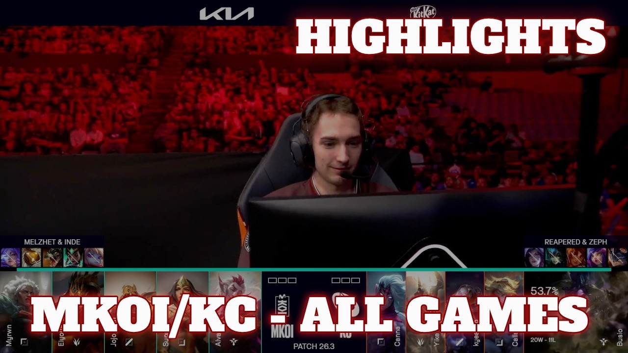 MKOI vs KC - All Games (Bo5) Highlights | Lower Final LEC Versus 2026 | Movistar KOI vs Karmine Corp