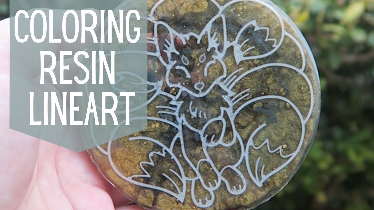 4 Ways: Coloring Engravings / Line Art for Resin Pieces