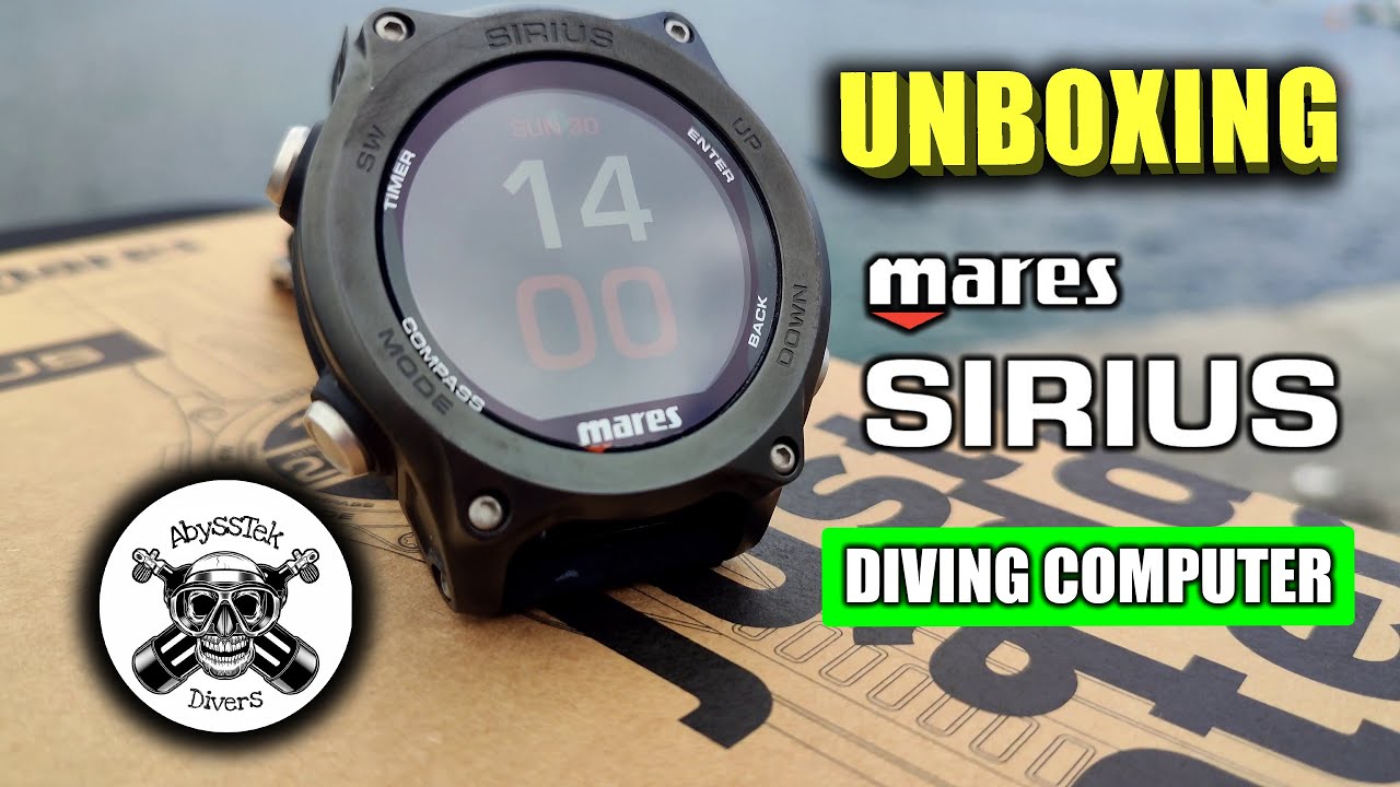 Распаковка подводного компьютера Mares Sirius