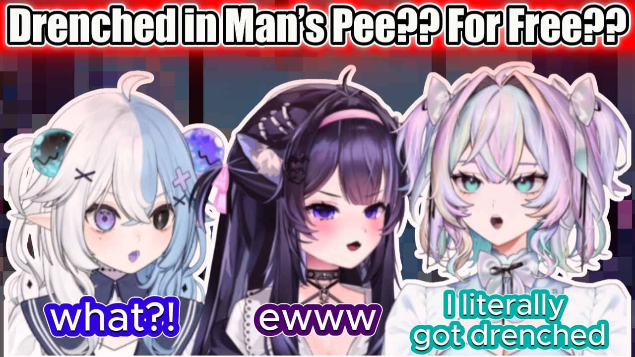 Yuy Shares With Aquwa and Kurolina How She Got Drenched in Pee | Yuy Aquwa Nekrolina Vtuber Clips