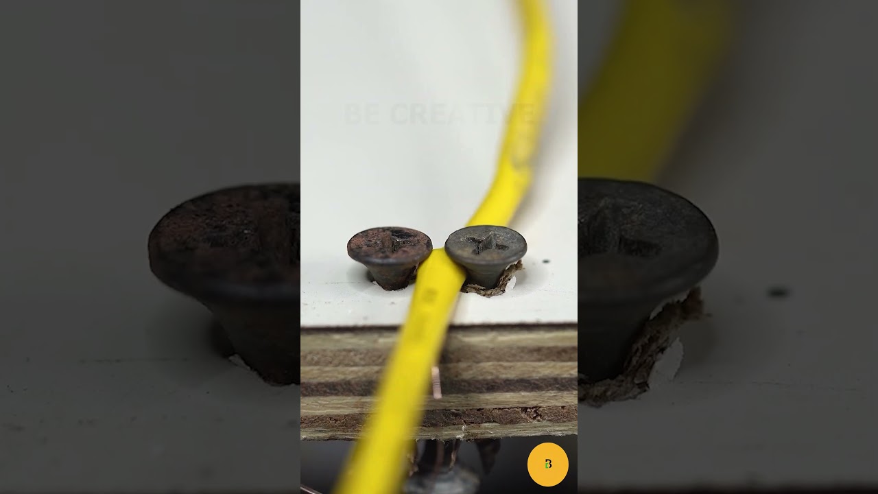 How to make easy wire stripper using just Screw