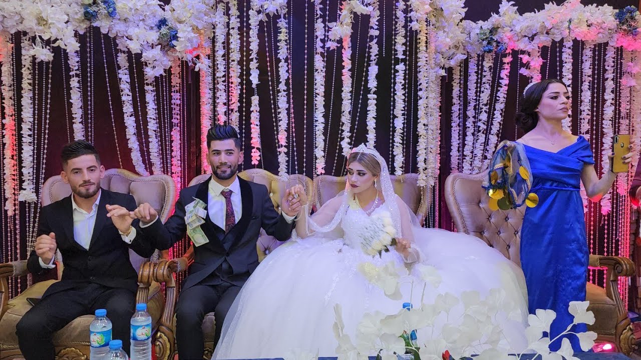 الفنان قاسو سموقي و خلو شنگالي ، مقطع من حفلة اليوم في شاريا ، حفلة زفاف ( خالص & ديانا )