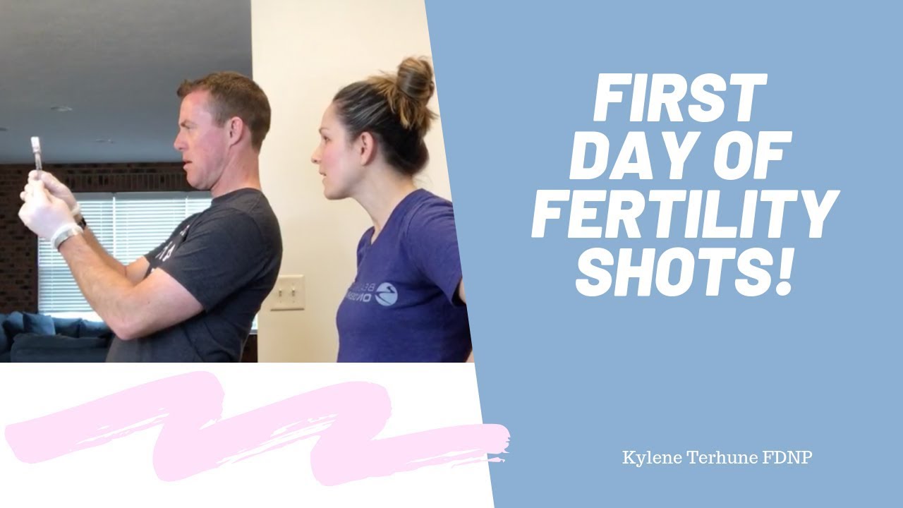 First day of fertility shots!
