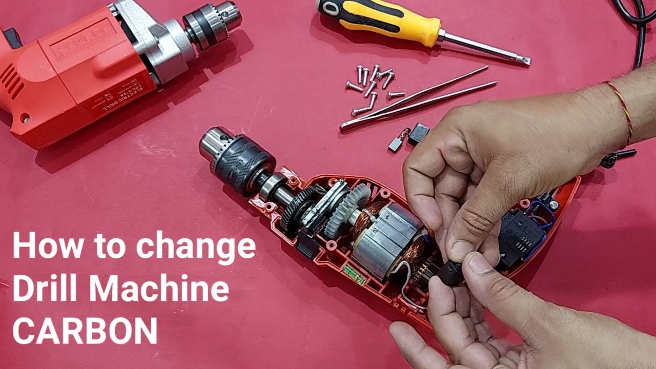 How to change drill machine carbon | Carbon change drill machine | Easy way to change drill carbon