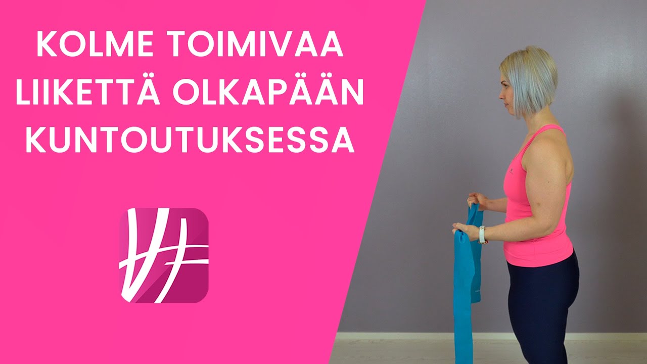 Kolme toimivaa liikettä olkapään kuntoutuksessa