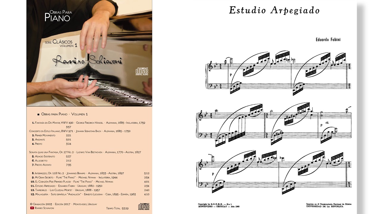 Eduardo Fabini: Estudio Arpegiado