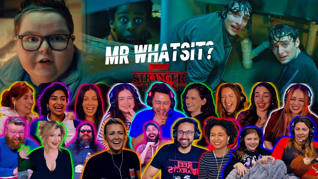 Youtubers React To MR. WHATSIT? FUNNY SCENE | Stranger Things S5 Ep 4 Reaction Compilation 