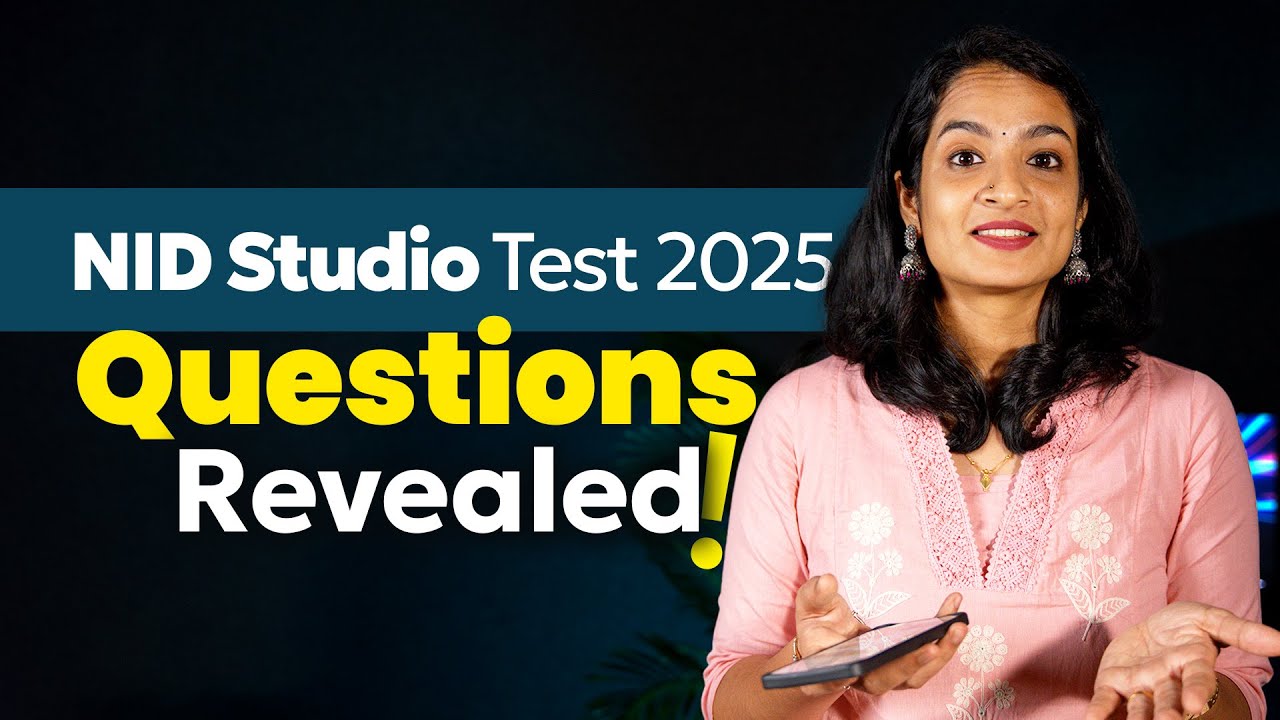 NID Studio Test Questions 2025 | Student Experience | NID B.Des Entrance Exam