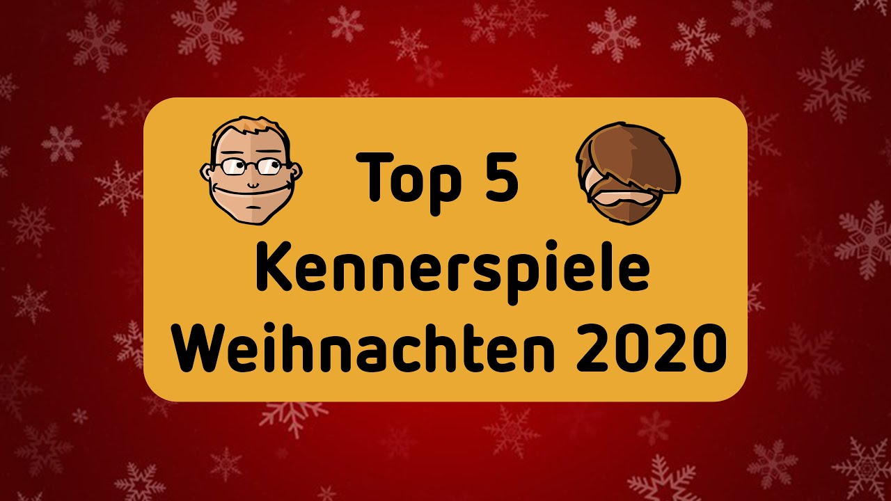 Top 5 Kennerspiele - Brettspiele - Geschenktipps zu Weihnachten 2020