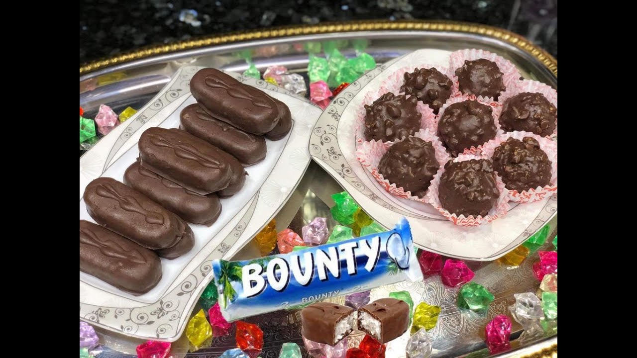 وفرى واعملى كمية كبيرة من شوكولاتة باونتي Bounty Chocolate و فريروشية