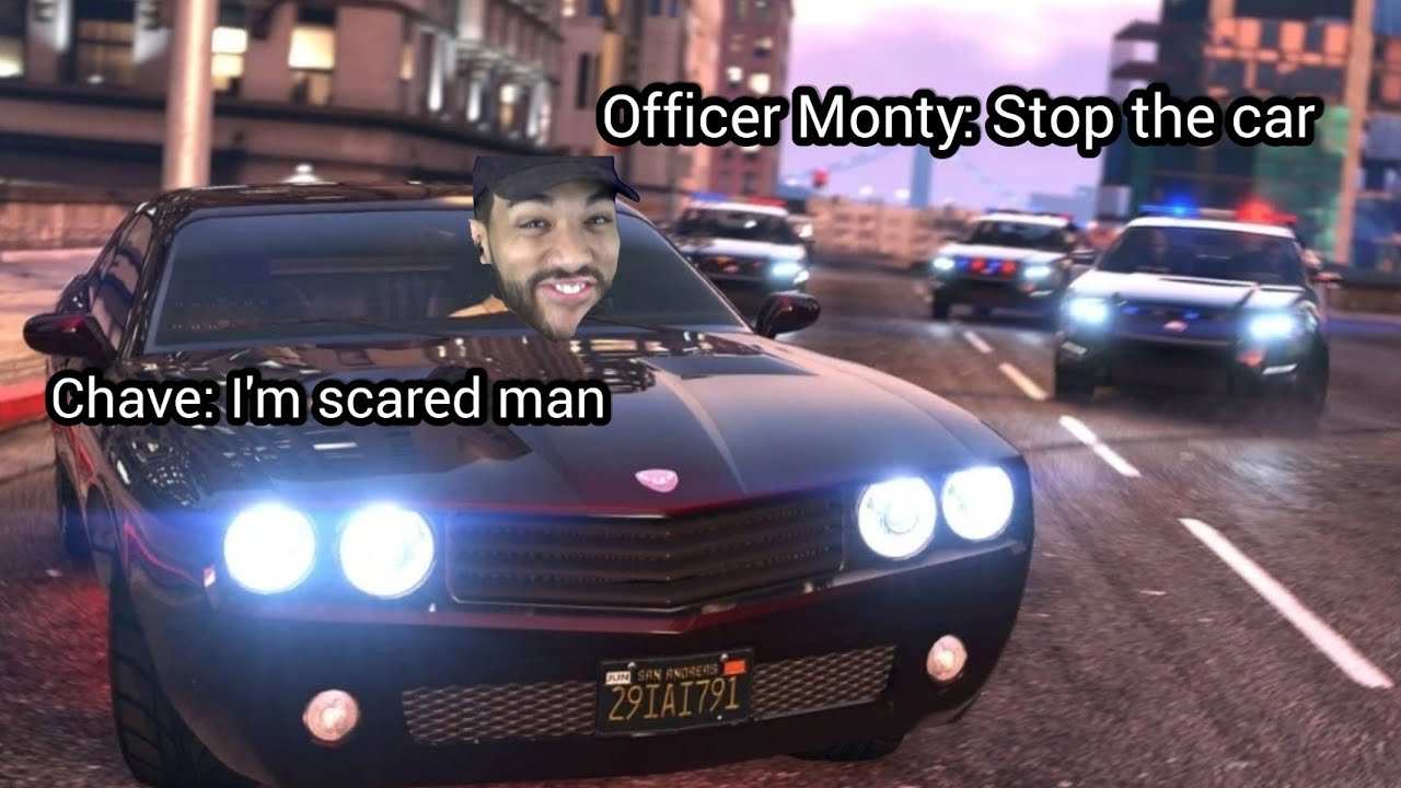 Chave Dapelle running away from the police | GTA TSRP