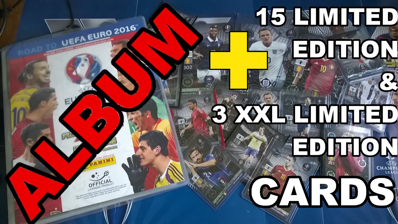 ROAD TO EURO 2016 ☆ PREZENTACJA ALBUMU ☆ 15  KART LIMITOWANYCH ☆ 3 KARTY XXL ☆