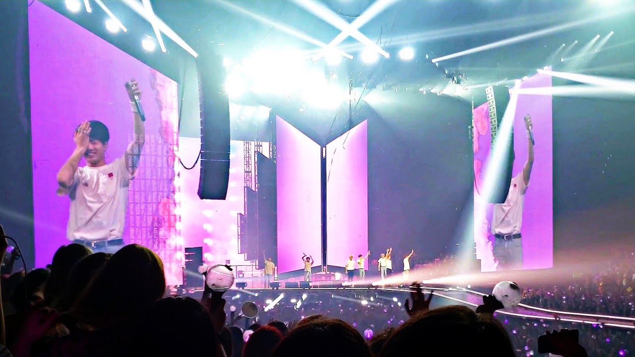 4k BTS Love Yourself Tour (Day 1 - 9/5/18)