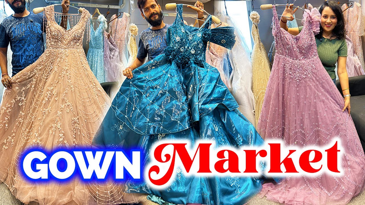 Barabazar's Best: Budget-Friendly Designer Gown | Barabazar Gown Market | Jagdambay Boutique Kolkata