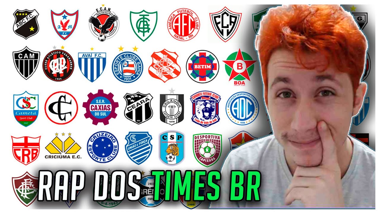 REACT RAP COM 50 TIMES DE FUTEBOL DO BRASIL part. Fred @Desimpedidos