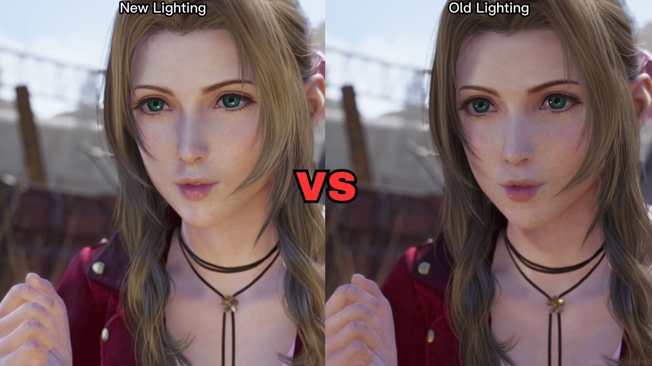 Final Fantasy VII Rebirth: New Lighting vs. Old Lighting on PS5 Pro