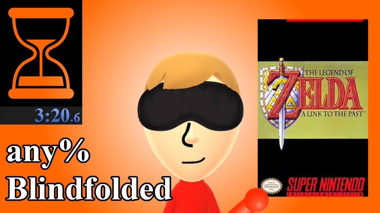 [Blindfolded] Speedrun: LoZ ALttP | any% (Major Glitches) [3:20.6]