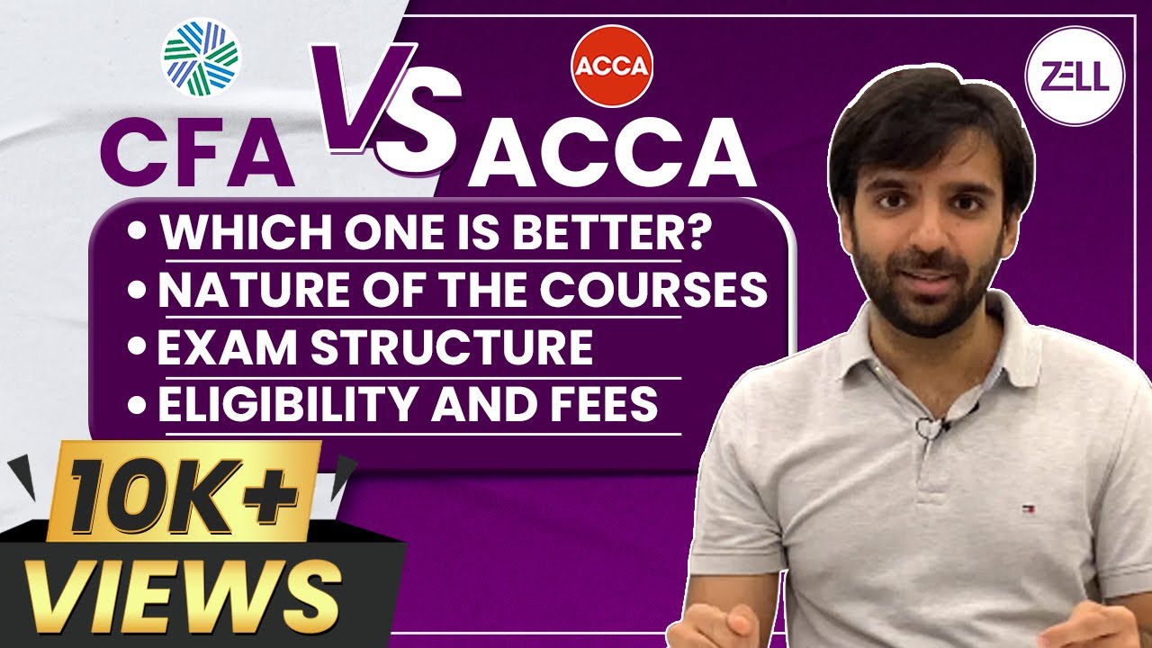 ACCA vs CFA │#5 Key Difference Between The 2 courses │Which Course Is Better For You?
