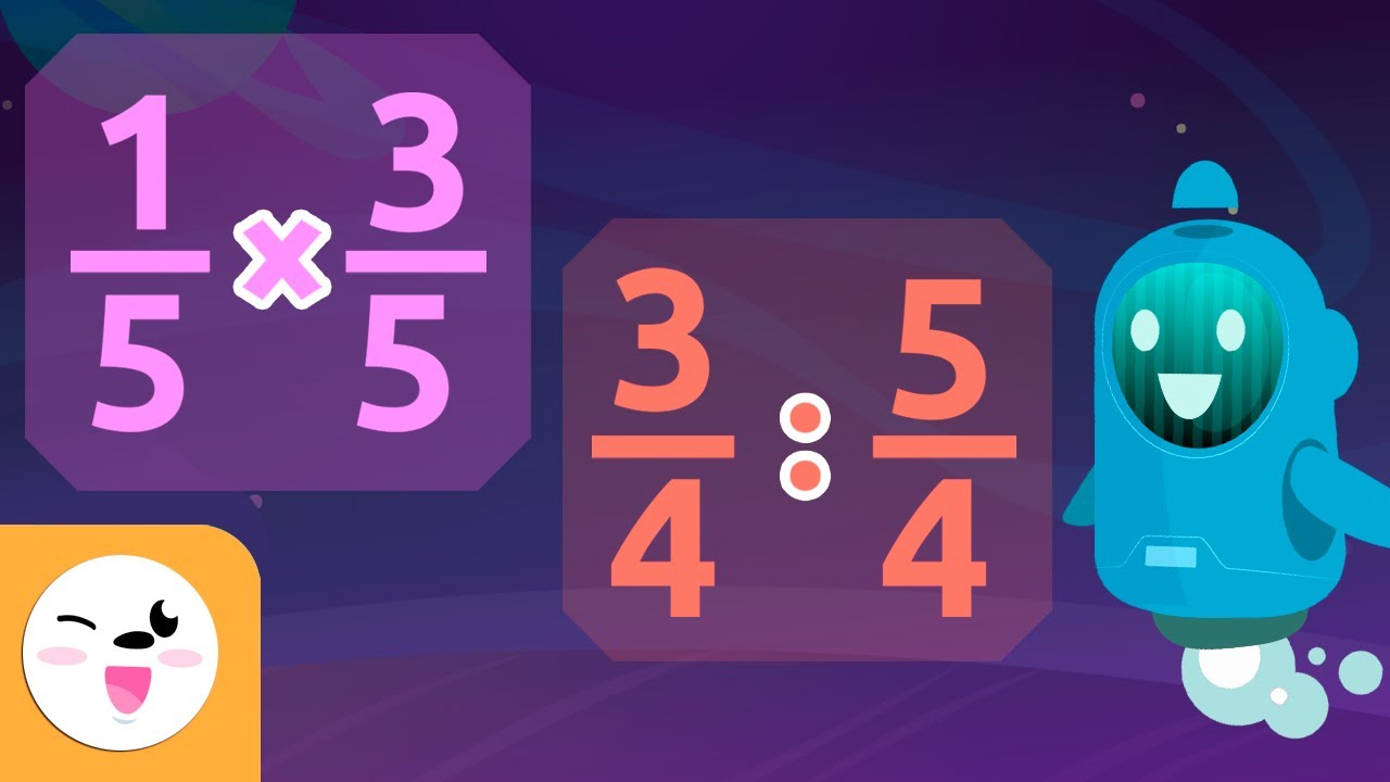 Multiplicación y división de fracciones - Recopilación - Matemáticas para niños