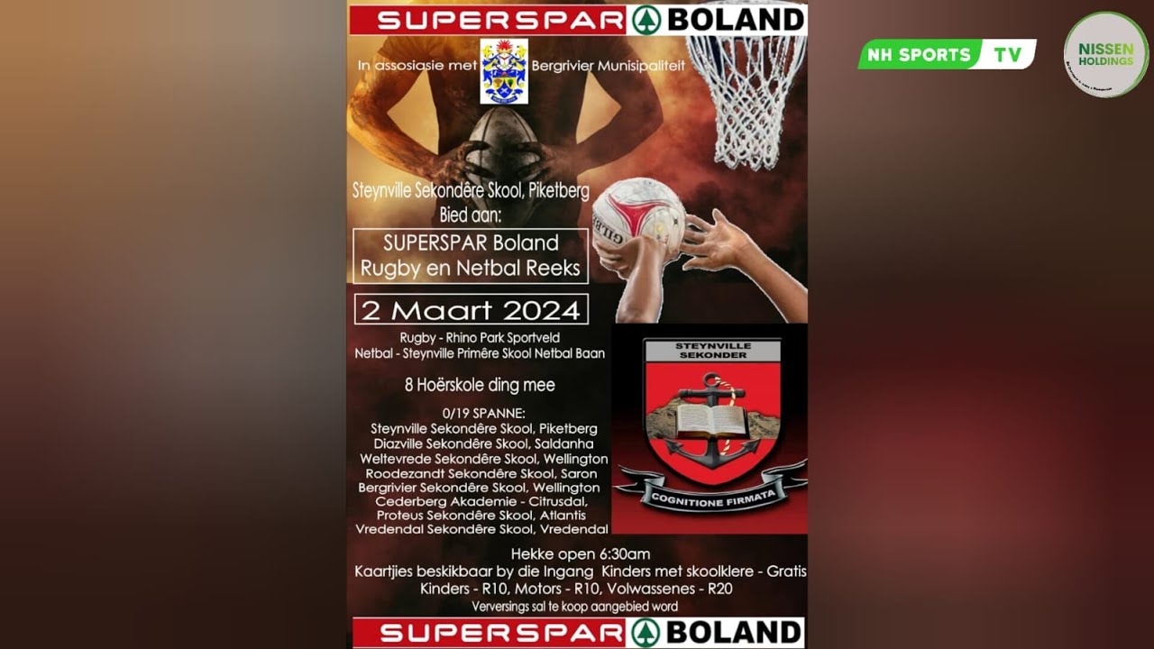 Finals | Superspar Boland Series 2024 | Steynville Secondary School