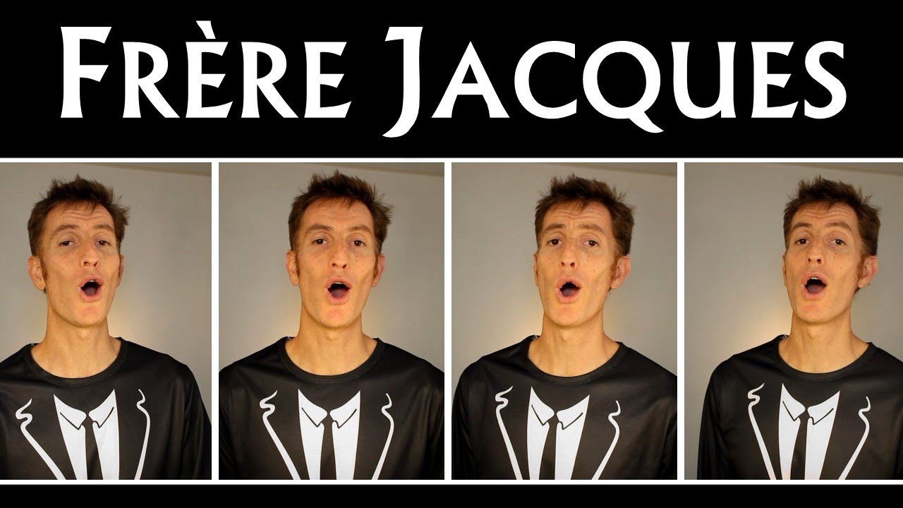 Fr&egrave;re Jacques [French nursery rhyme] - Barbershop quartet